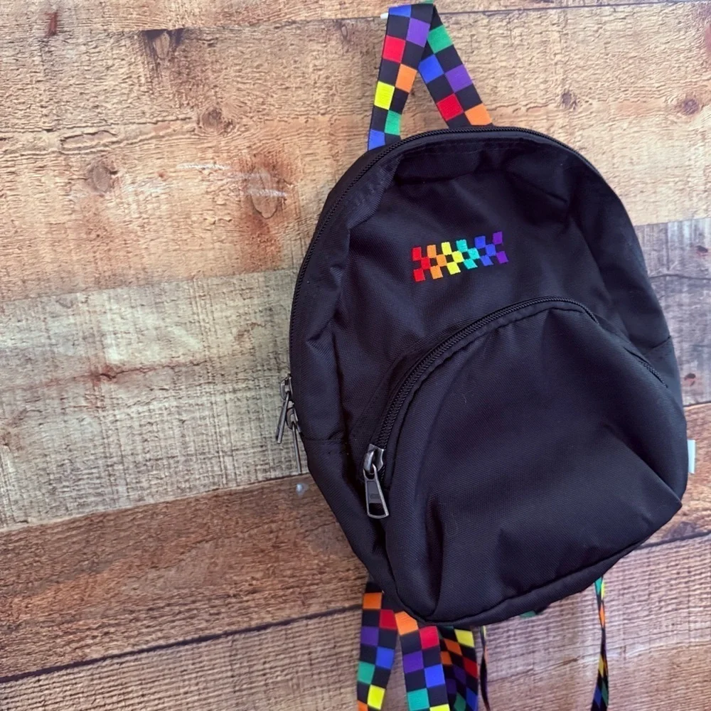 NWOT Vans Got This Rainbow Mini Backpack